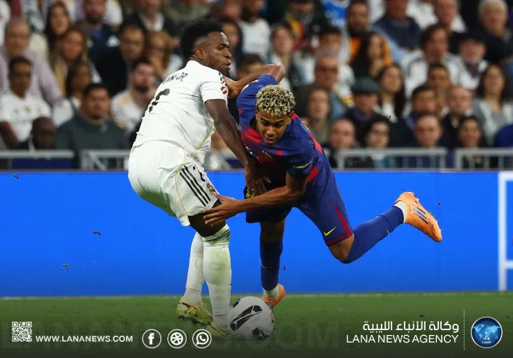مواجهة نارية بين برشلونة وريال مدريد قد تحسم لقب الدوري الاسباني