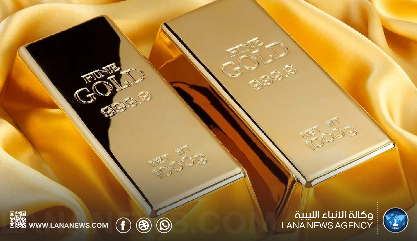 تراجع أسعار الذهب وسط مخاوف التضخم واستمرار ارتفاع الفائدة عالميًا
