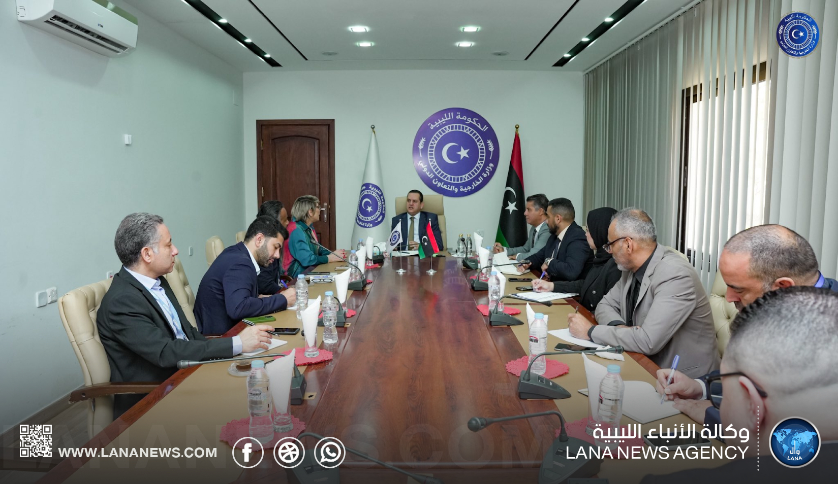 بحث وزير الخارجية أوضاع النازحين السودانيين مع مفوضية اللاجئين