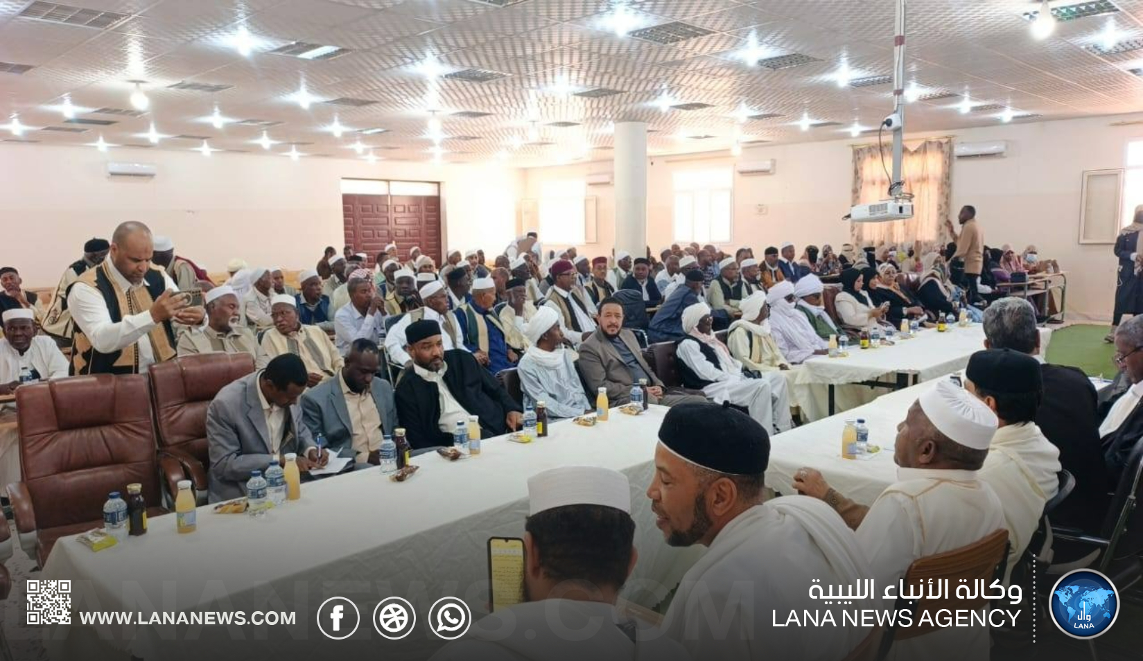 بنت بية تستضيف اجتماعًا موسعًا للمجلس الأعلى لأعيان وحكماء فزان