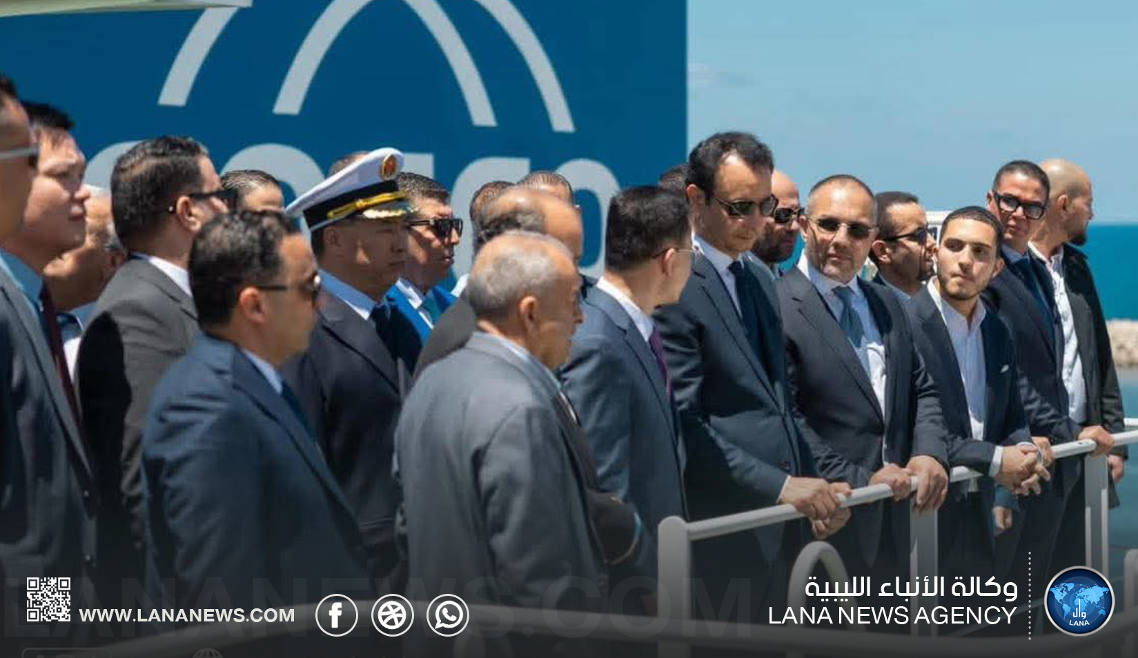 تدشين خط بحري جديد يربط الصين بالمتوسط وأفريقيا عبر ميناء جليانة في بنغازي