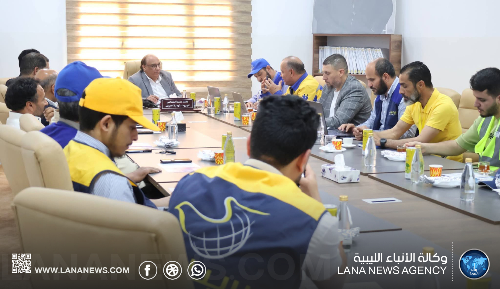 بلدي سرت يبحث مشروع العنونة البريدية وآليات تنفيذه داخل المدينة