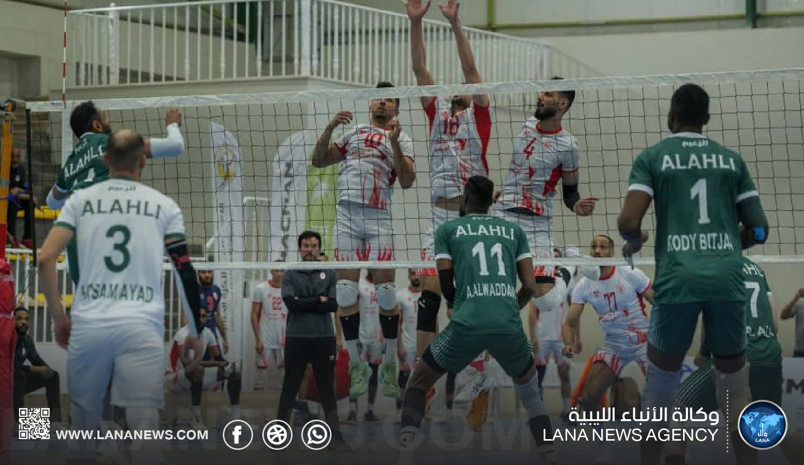 الاتحاد يواصل الصدارة وأهلي بنغازي يحقق تقدم في سداسي كرة الطائرة