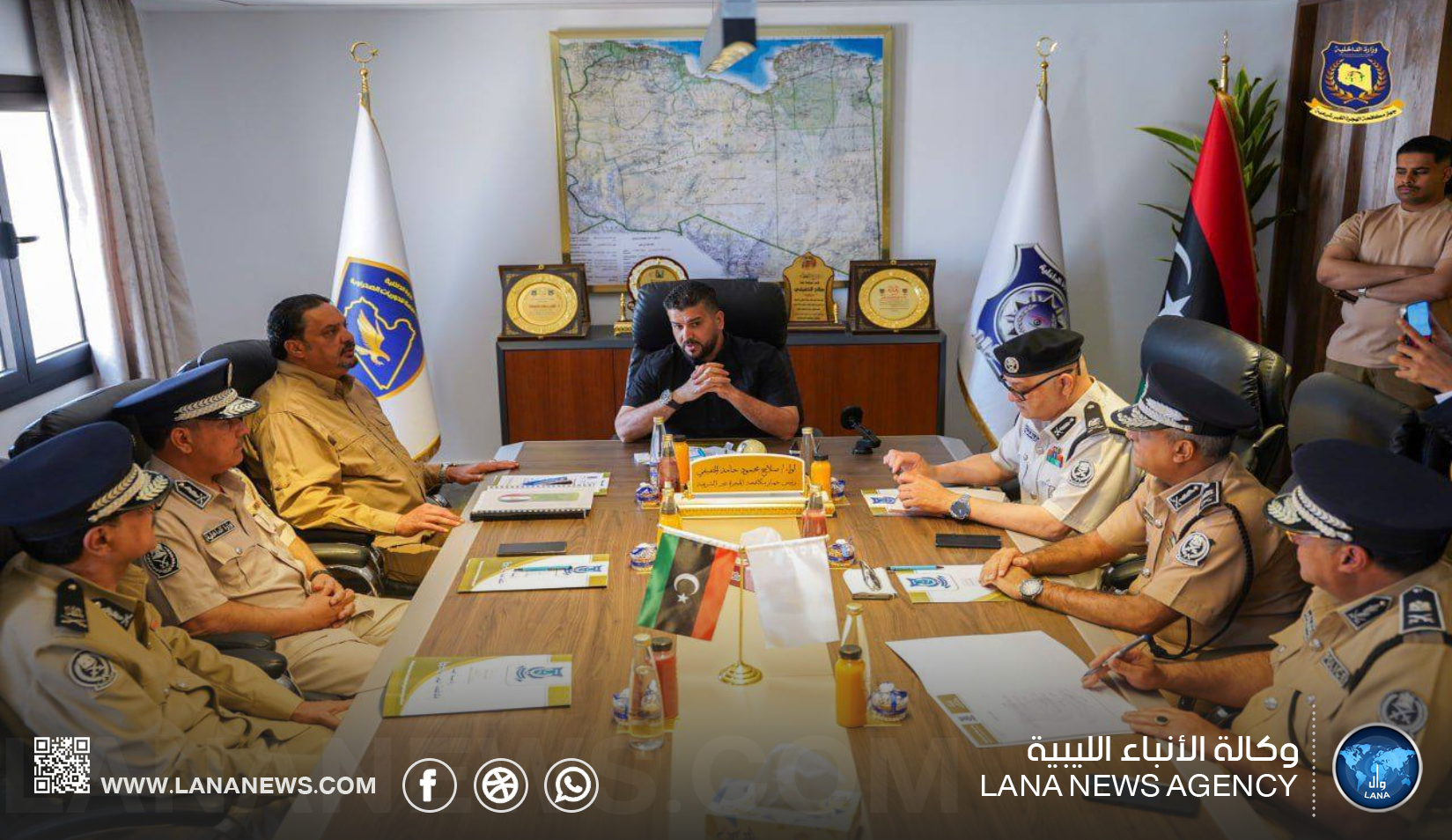 الداخلية تُناقش ملفات الترحيل والعودة الطوعية في بنغازي