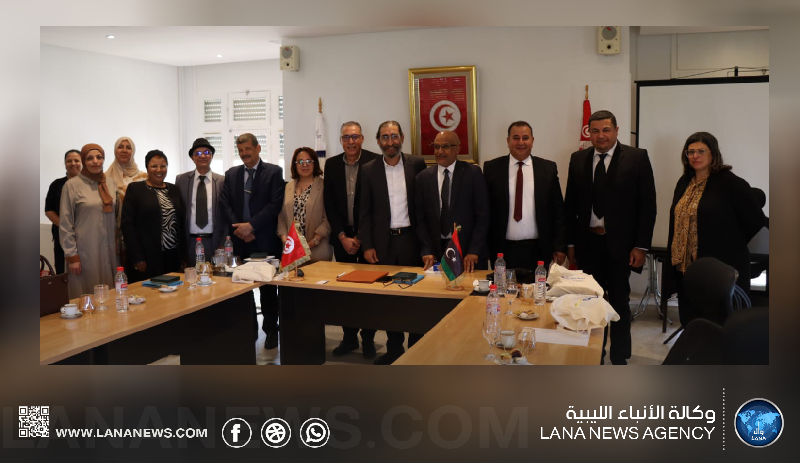 اتفاقية تعاون علمي بين كلية الإعلام ببنغازي ومعهد الصحافة بمنوبة