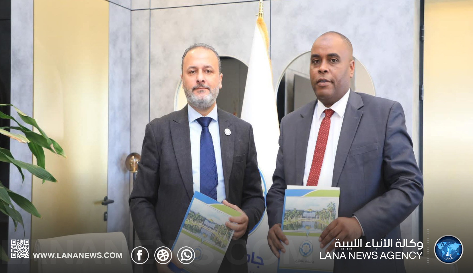 توقيع اتفاقية تعاون بين جامعة بنغازي والاتحاد المغاربي للصحفيين