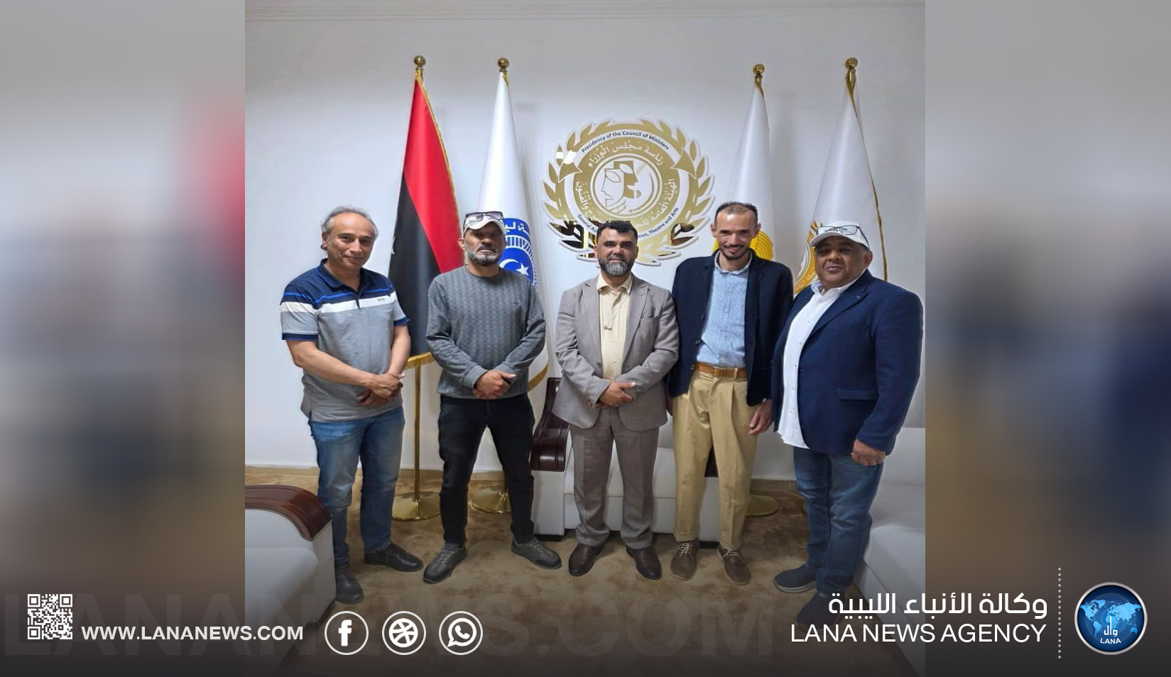 بحث تعزيز التعاون الفني في بنغازي وتطوير المشهد الثقافي