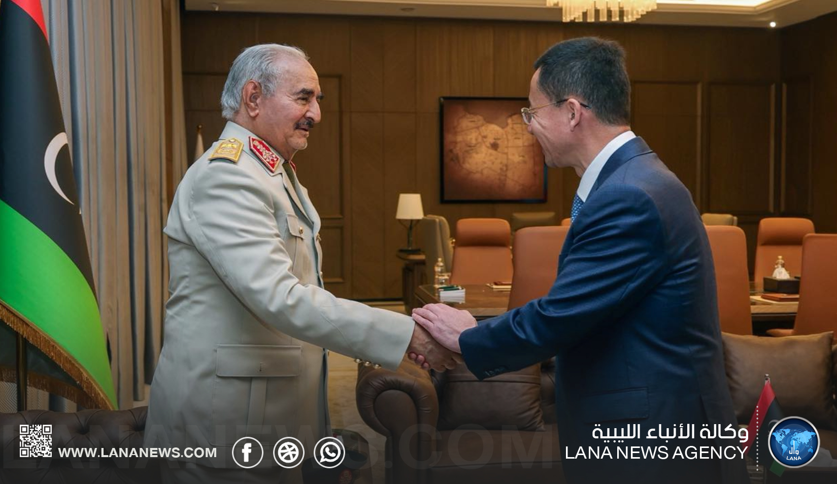 القائد العام يلتقي سفير الصين ويبحث سبل التعاون المشترك