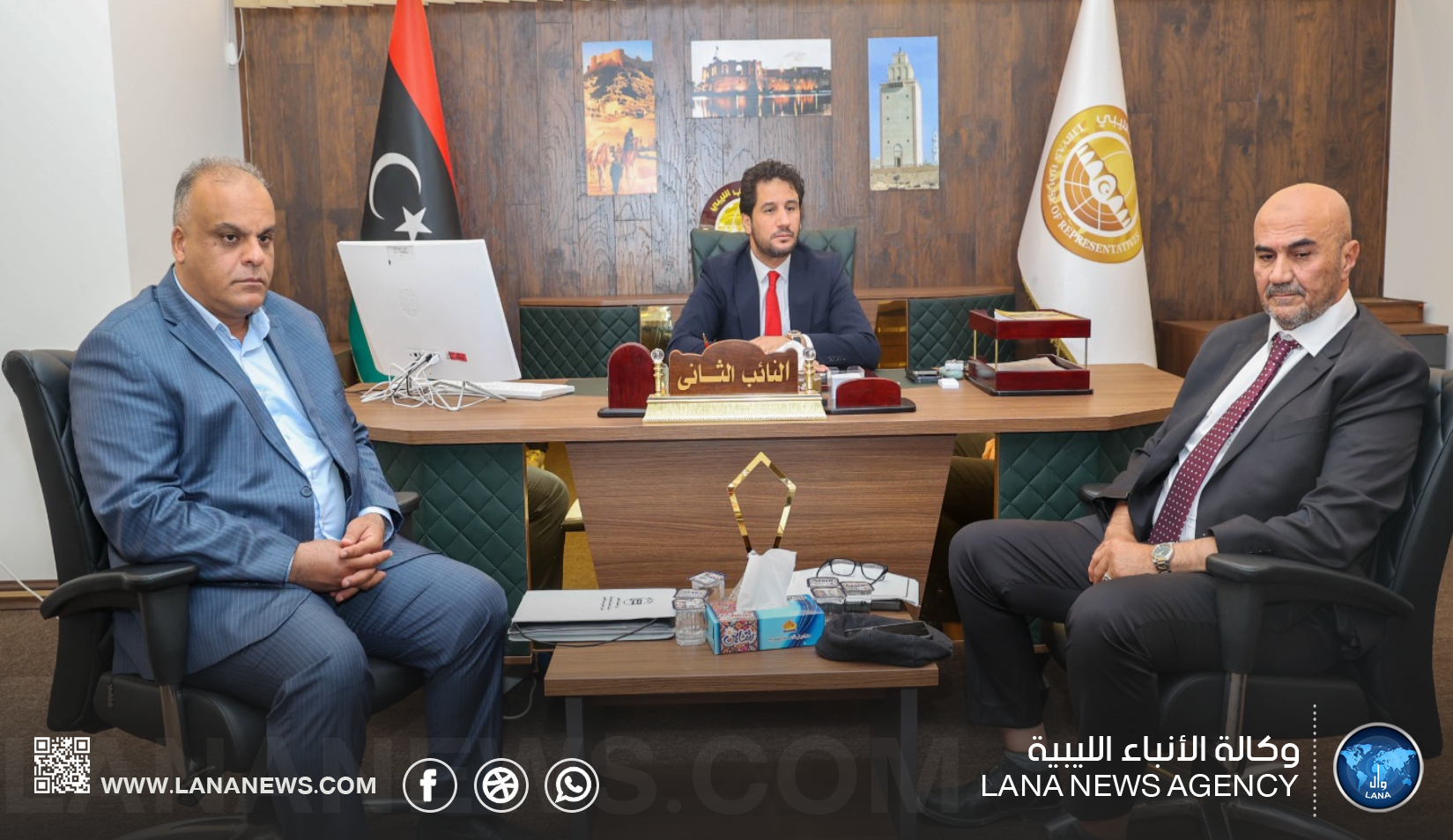 دومة يتابع نتائج مشروع المسح الإشعاعي مع مركز البحوث الصناعية