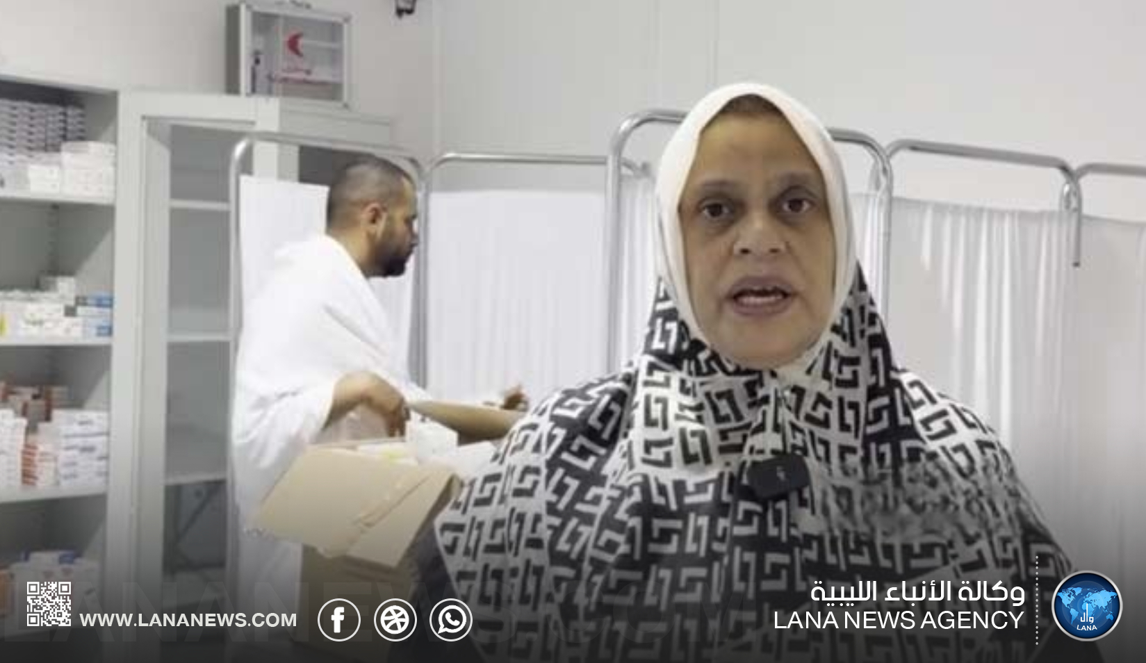 البعثة الطبية تعالج حجاجا ليبيين بعرفات تعرضوا لضربة شمس