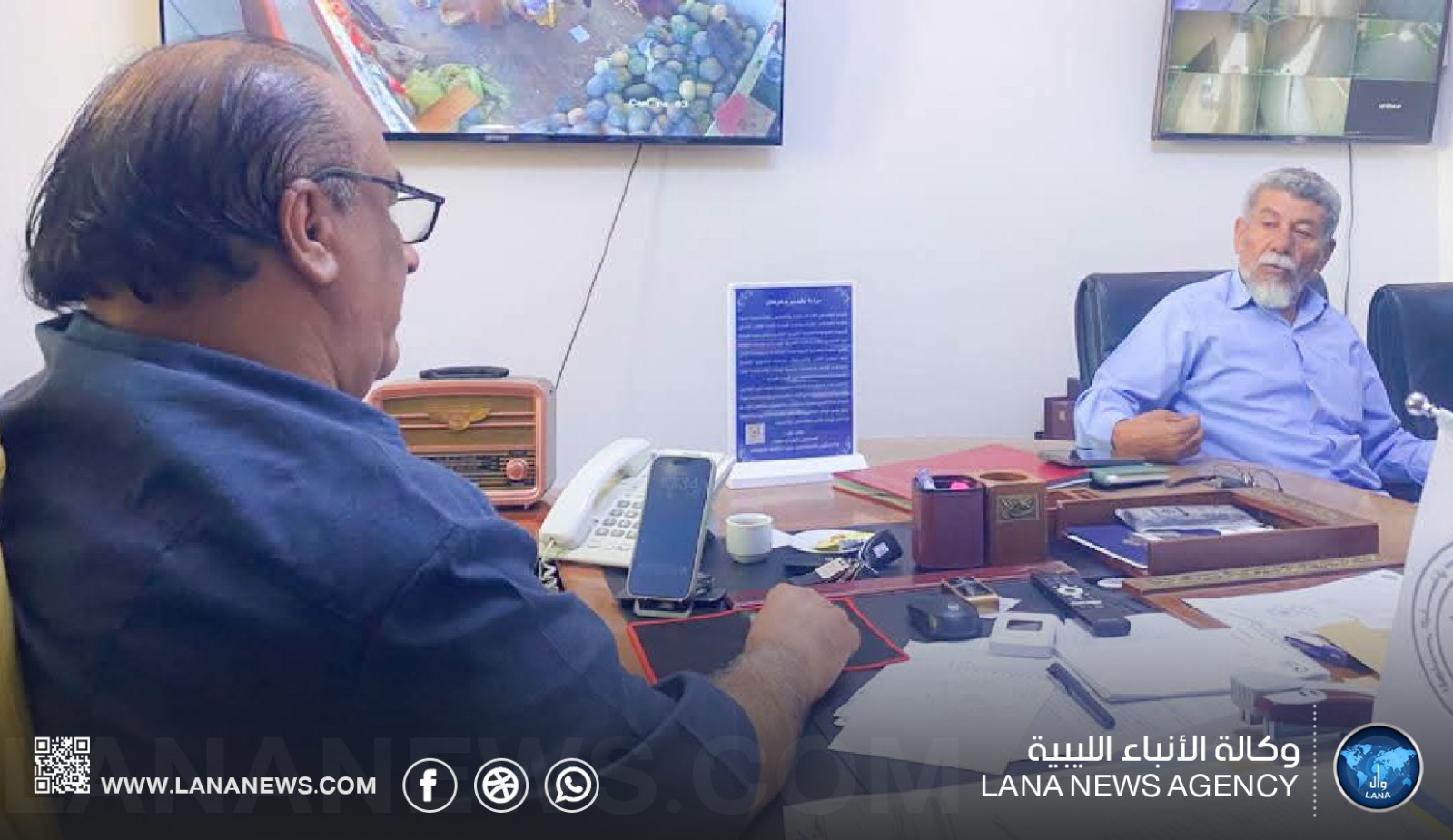 عميد بلدية سرت يبحث احتياجات قطاع الصيد البحري وحقوق الصيادين