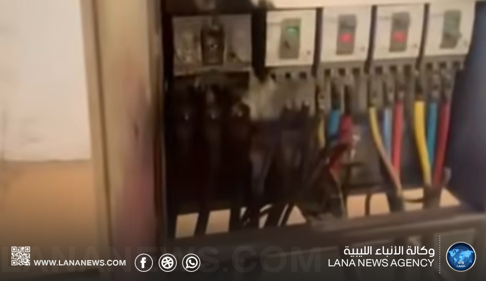 عامل وافد يتسبب بأضرار في محطة كهرباء ببنغازي