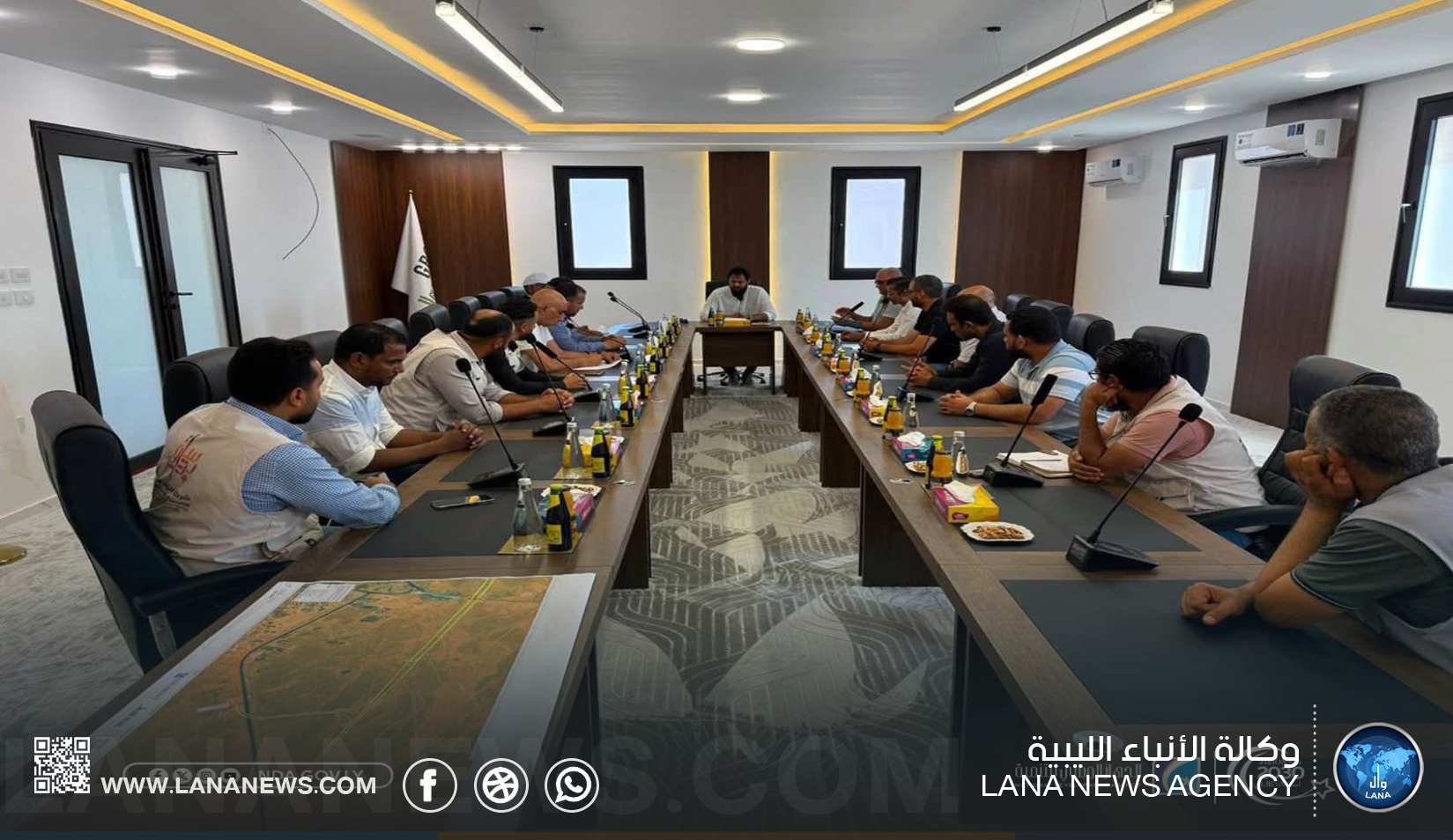 الوطني للتنمية يُناقش تنفيذ مشروع طريق سرت – سوكنة – سبها