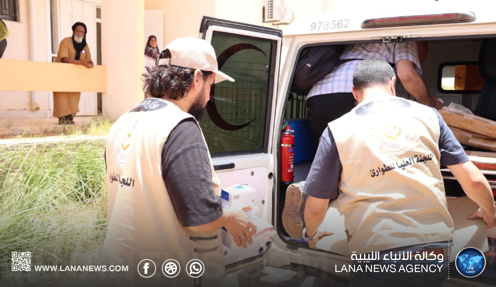 قافلة صحية عاجلة تصل بخدمات العلاج إلى منازل كبار السن في تهالة