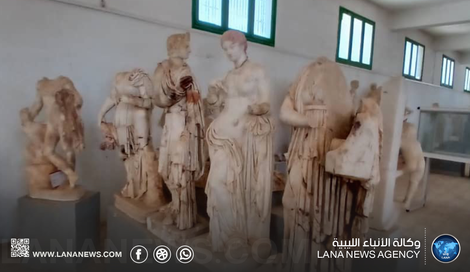 وفد بريطاني يزور متحف شحات