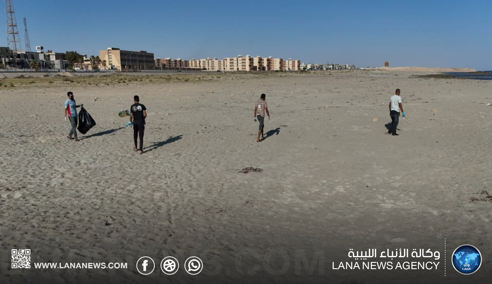 انطلاق حملة بيئية تطوعية لتنظيفِ شواطئ سرت من النفايات البحرية