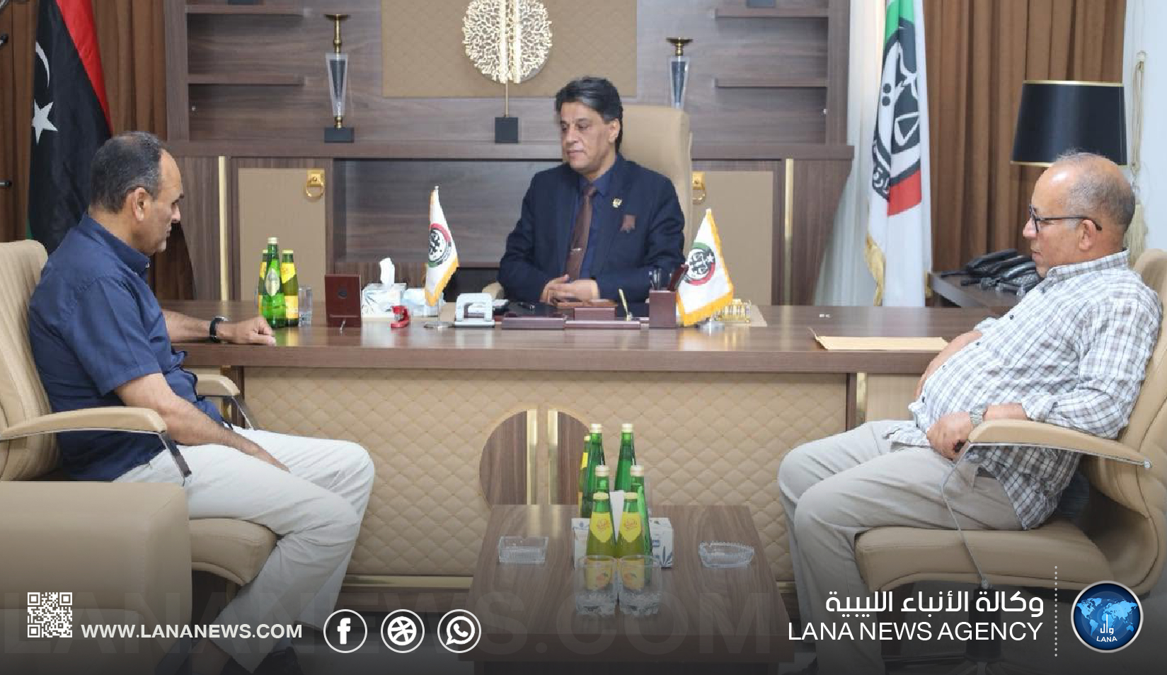 وزير العدل يبحث سير العمل بالجهات القضائية ببنغازي والواحات