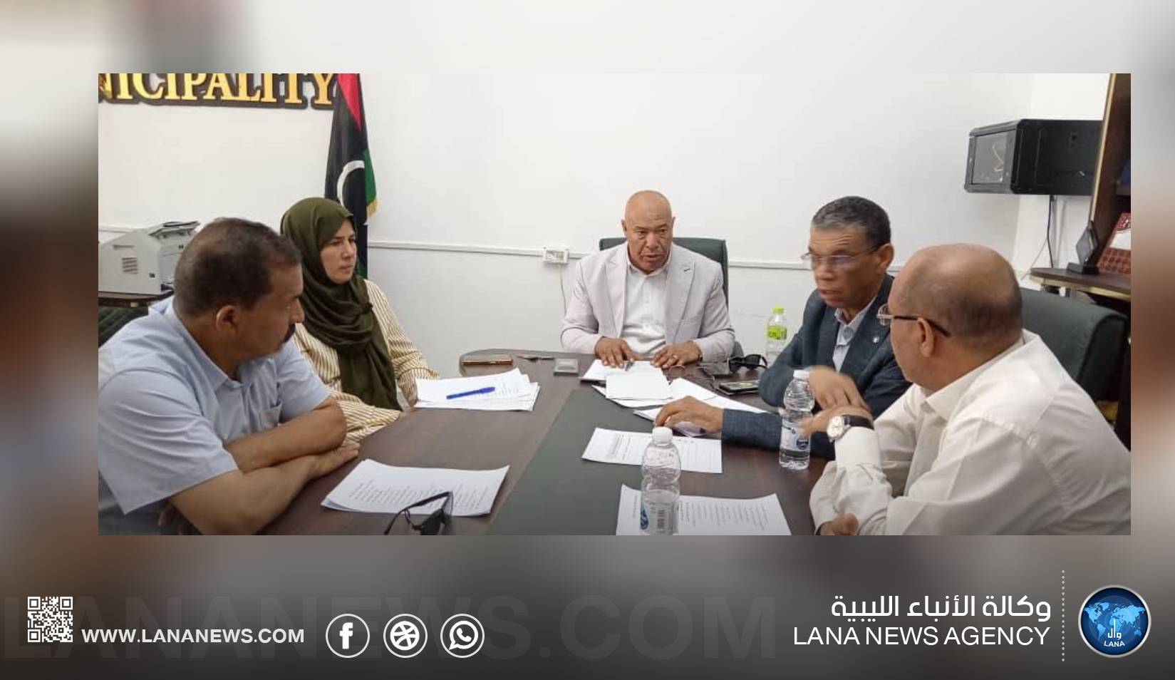 بلدي البوانيس يناقش مشاريع خدمية لتطوير البنية التحتية