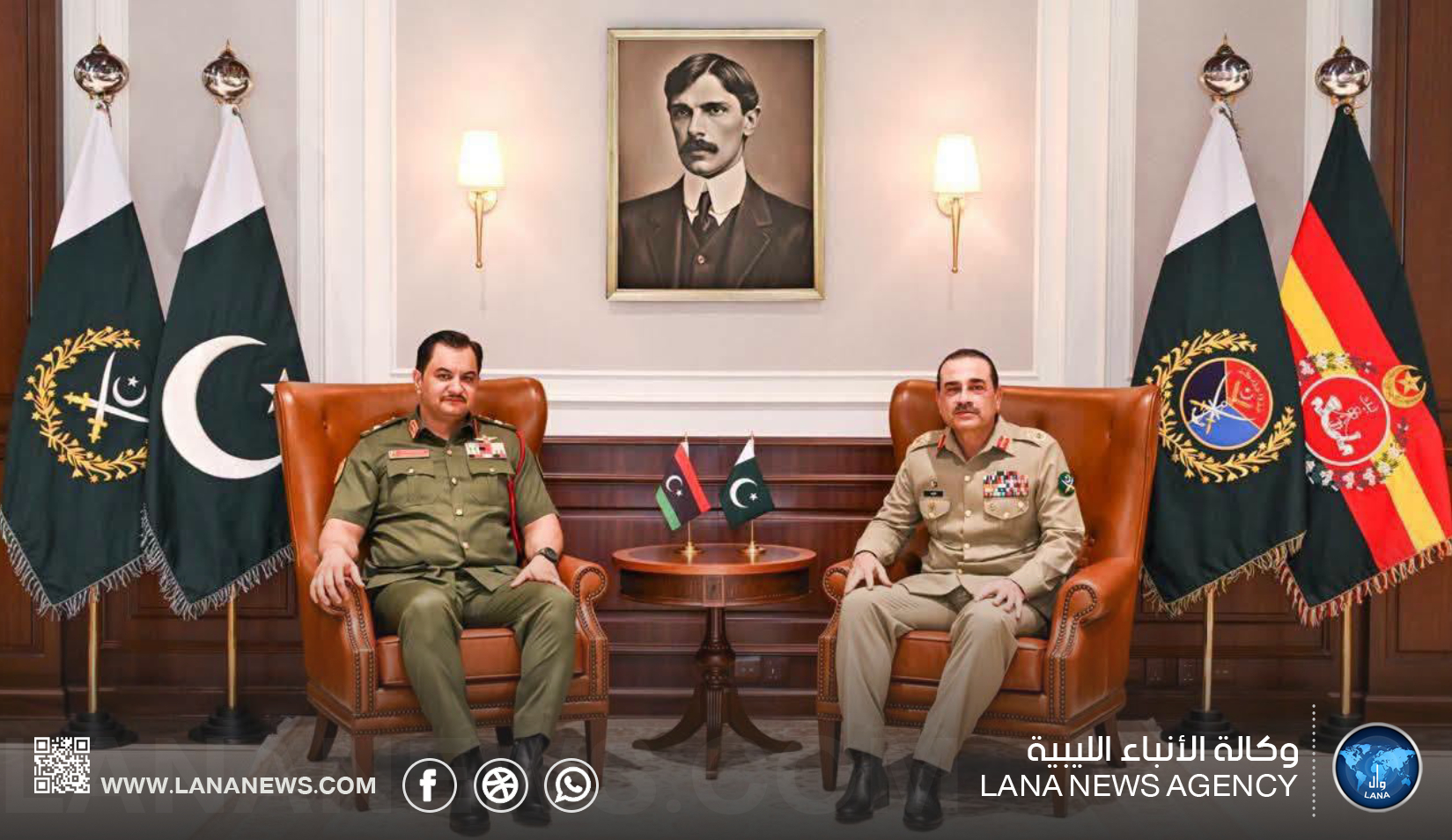 نائب القائد العام يلتقي قائد الجيش الباكستاني في روالبندي
