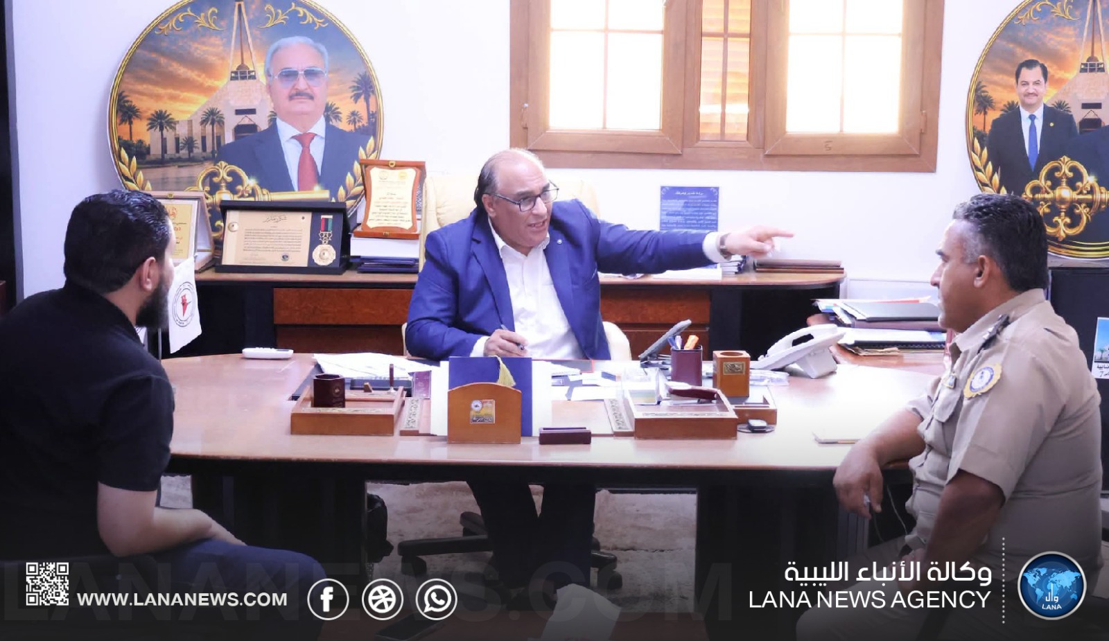 عميد بلدية سرت يبحث تعزيز الرقابة على المبيدات والمحاصيل الزراعية