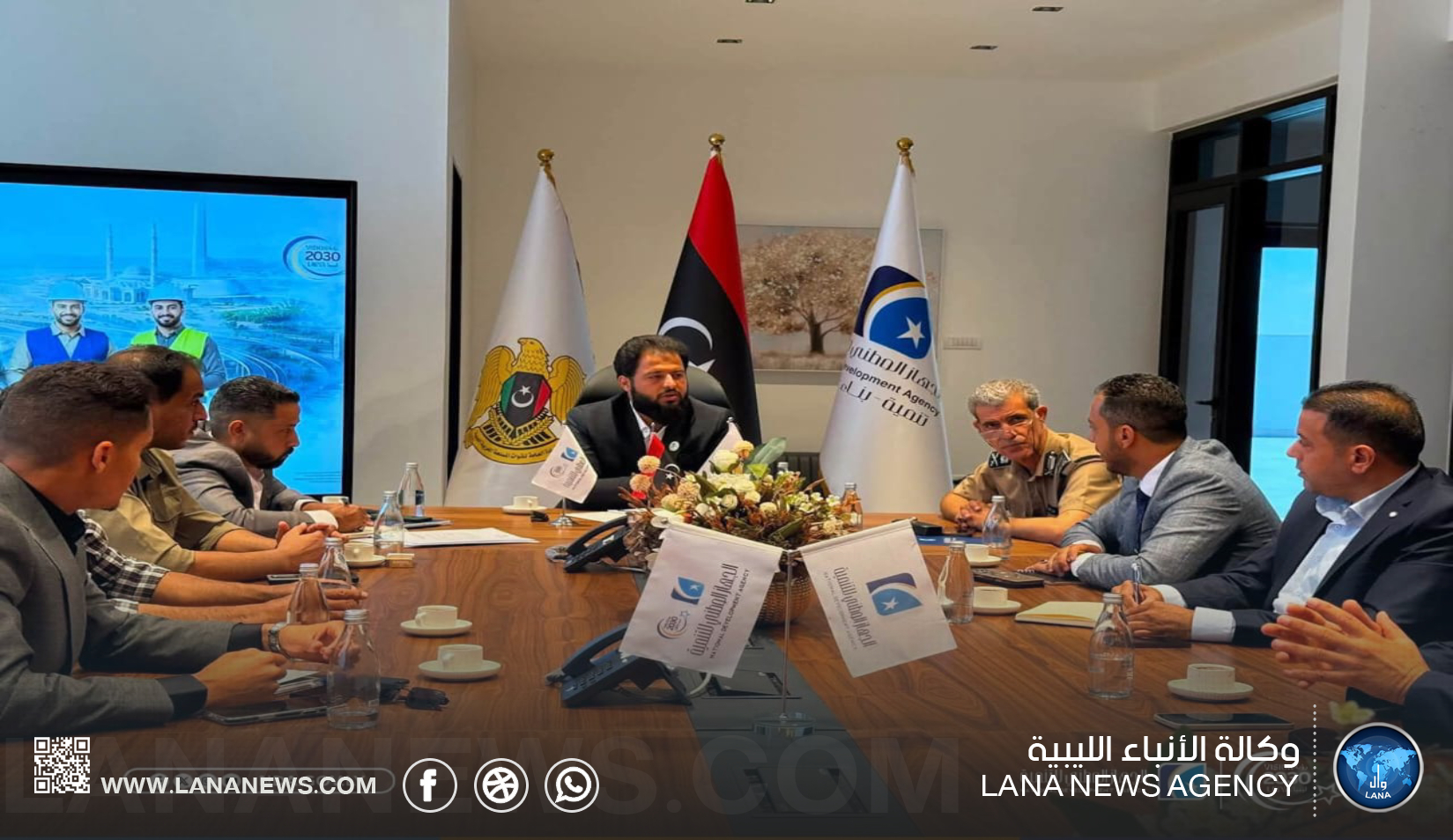 بحث آليات تشغيل الرحلات الدولية بمطار خليج سرت