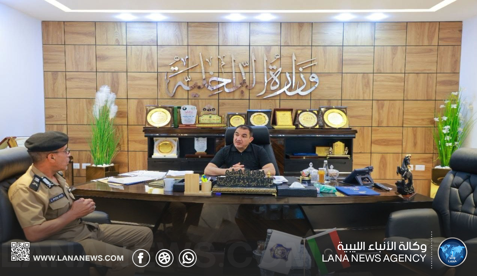 أبو زريبة يؤكد دعم مديرية أمن الشاطئ وترسيخ الأمن والاستقرار