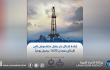 إعادة إدخال بئر بحقل متخندوش إلى الإنتاج بمعدل 1630 برميل يوميًا