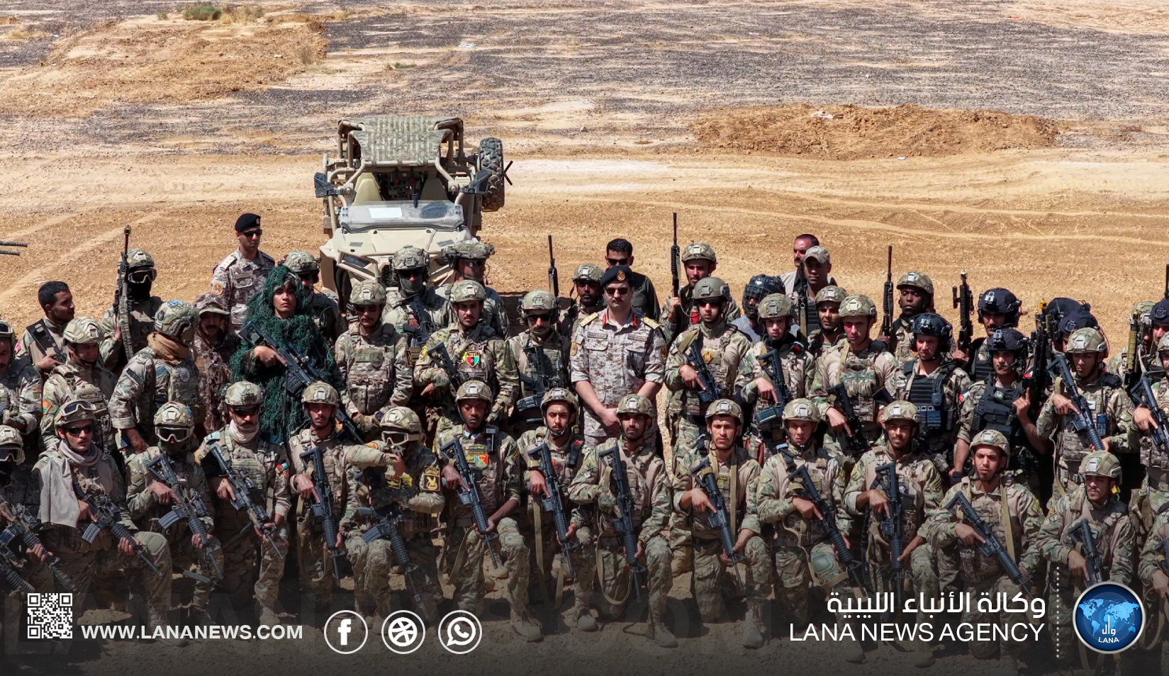 رئيس الأركان العامة يشهد المناورة العسكرية المشتركة 