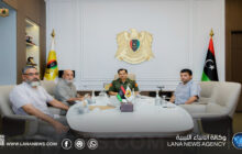 نائب القائد العام يبحث الأوضاع الخدمية في براك الشاطئ