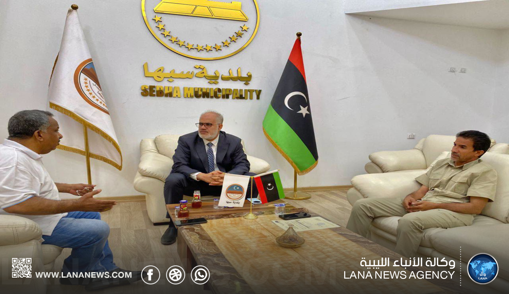 بلدية سبها تبحث دعم الأنشطة البحثية والعلمية