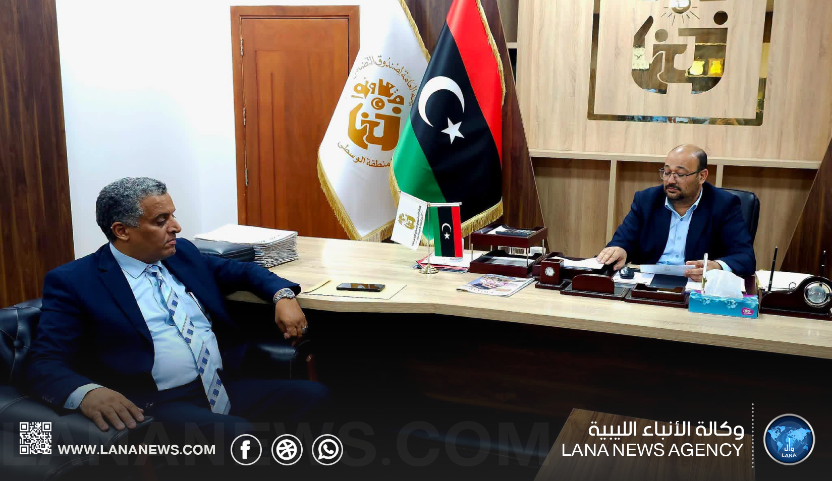 الهيئة العامة لصندوق التضامن الاجتماعي تتابع أوضاع فرعها في سرت