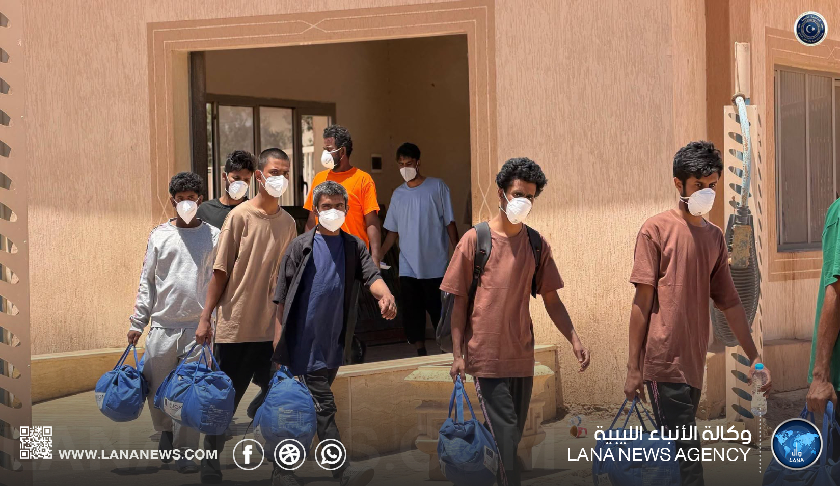 الخارجية تُتابع إجراءات عودة طوعية آمنة لــــ 171 مهاجرًا بنغلادشيًا من بنغازي