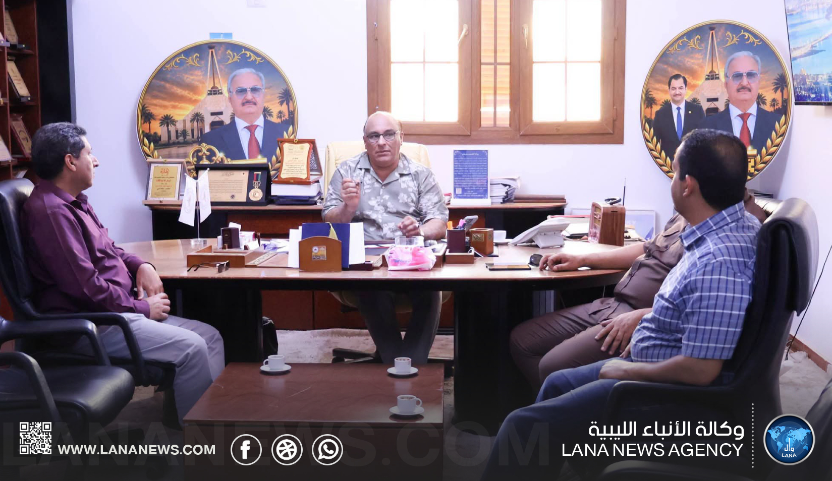 عميد بلدية سرت يؤكد دعمه الكامل للمؤتمر العلمي الثامن لكلية الآداب بجامعة سرت