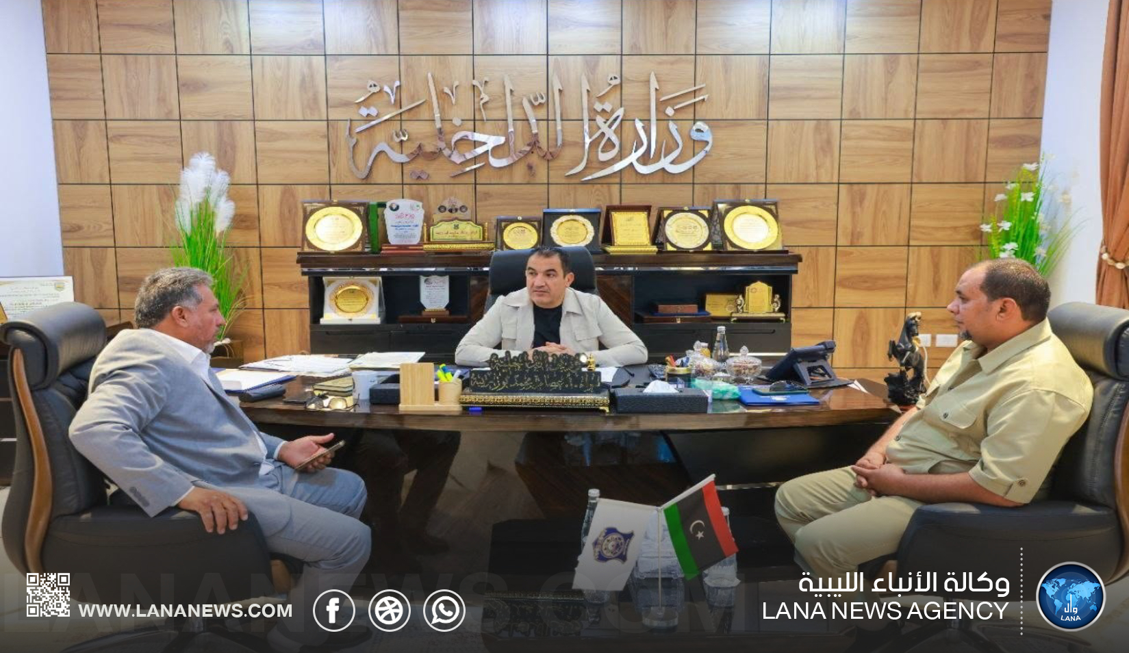 أبو زريبة يُناقش احتياجات الأجهزة الأمنية في بلدية تازربو