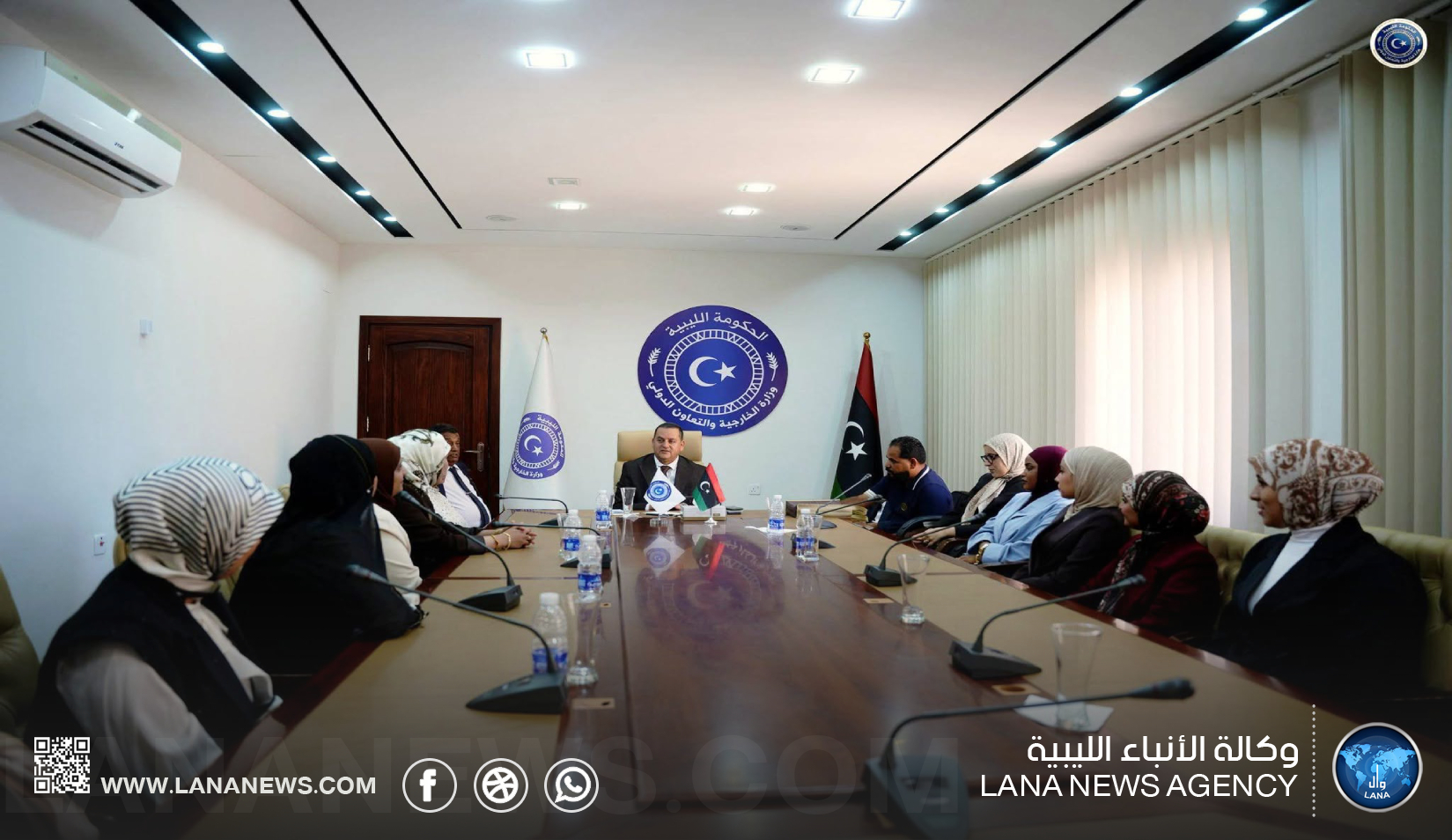 الحويج يُؤكد دعم الكفاءات الشابة خلال لقائه خريجي العلوم السياسية
