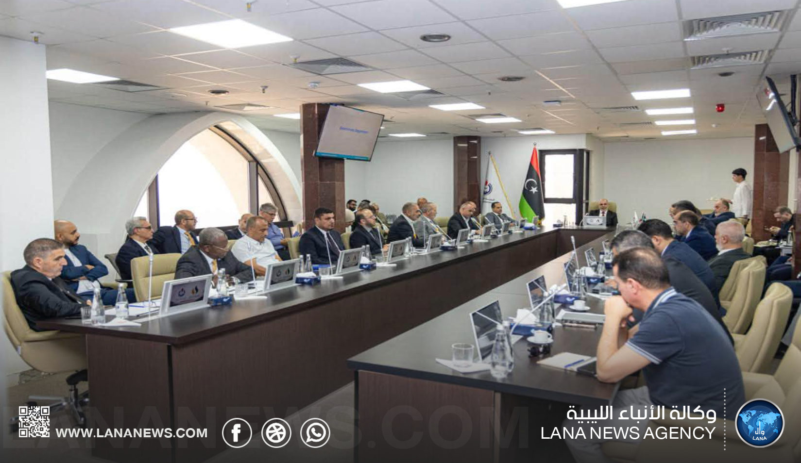 المؤسسة الوطنية للنفط تستعرض برامج شركة نفوسة للعمليات النفطية لعام 2026