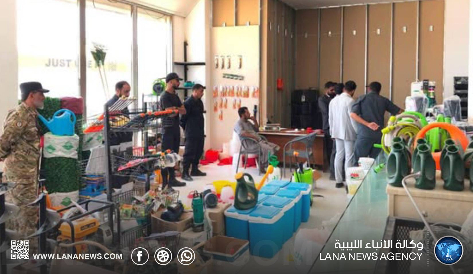 إغلاق محال وضبط مبيدات زراعية محظورة في طبرق
