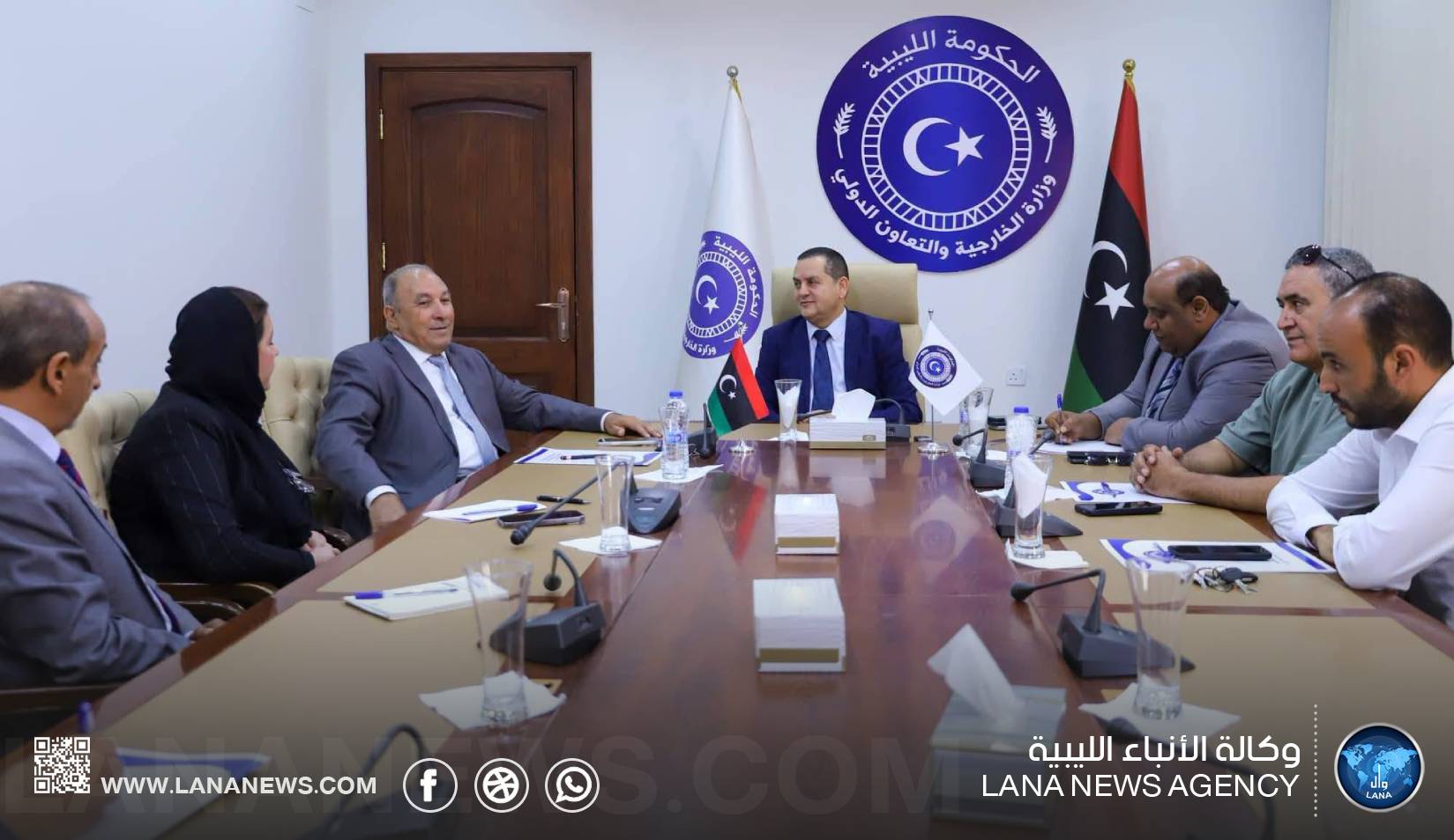 الخارجية تبحث مع الاتحاد الوطني للأحزاب تطورات المشهد السياسي