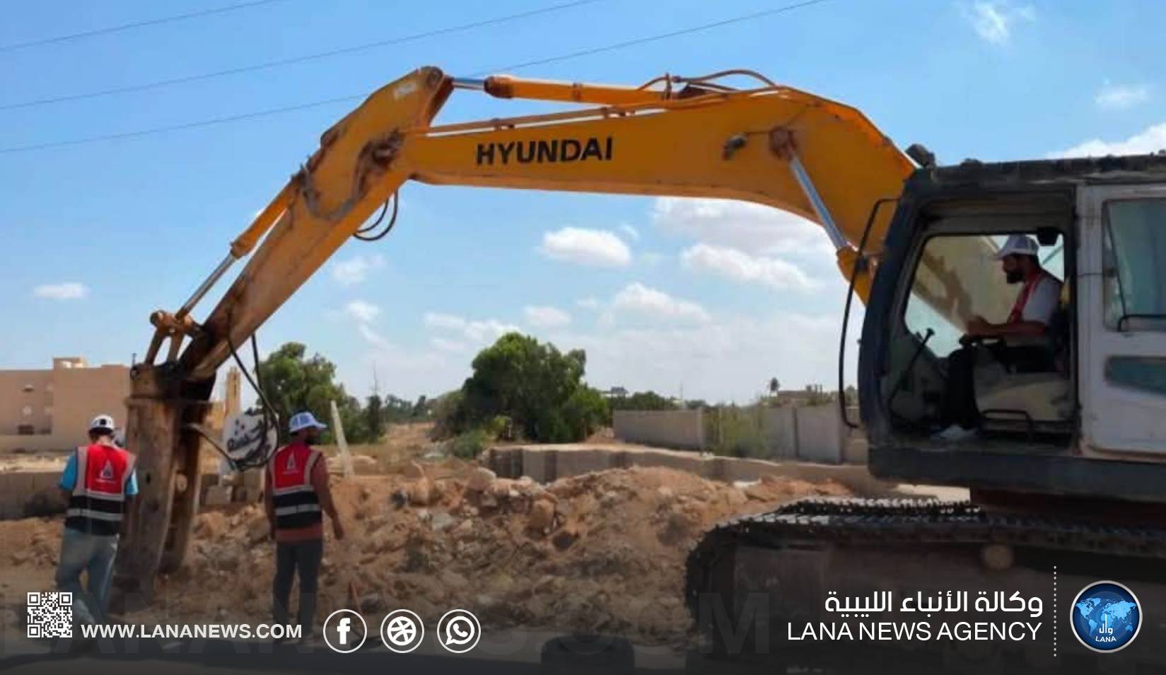 تواصل أعمال تأهيل الشبكة الكهربائية بمنطقة الفعكات