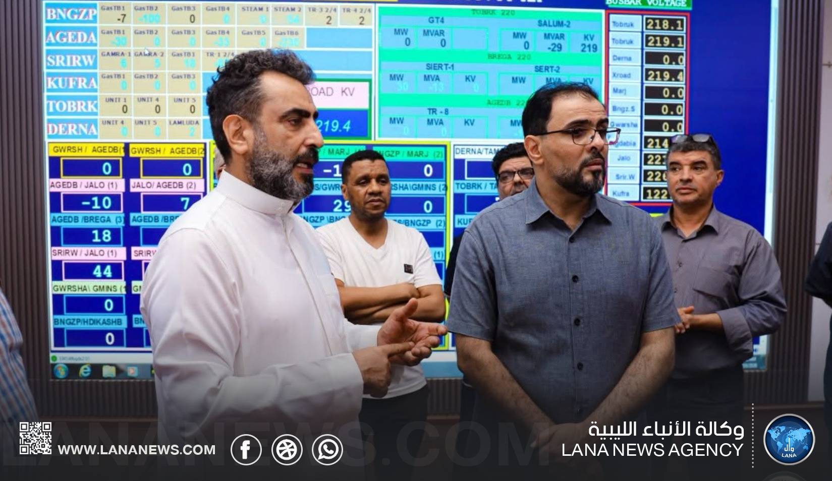 رئيس الحكومة يتابع ميدانيا جهود إعادة استقرار الشبكة الكهربائية