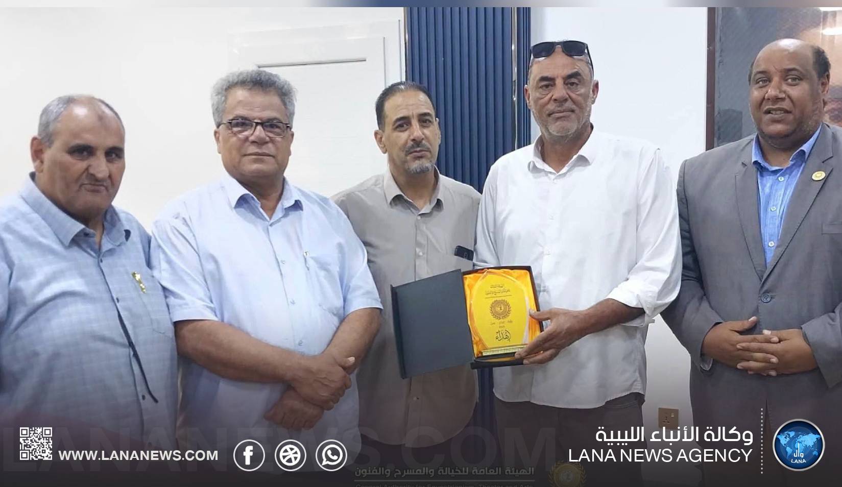 تسليم واستلام إدارة مكتب الخيالة والمسرح والفنون بالمرج