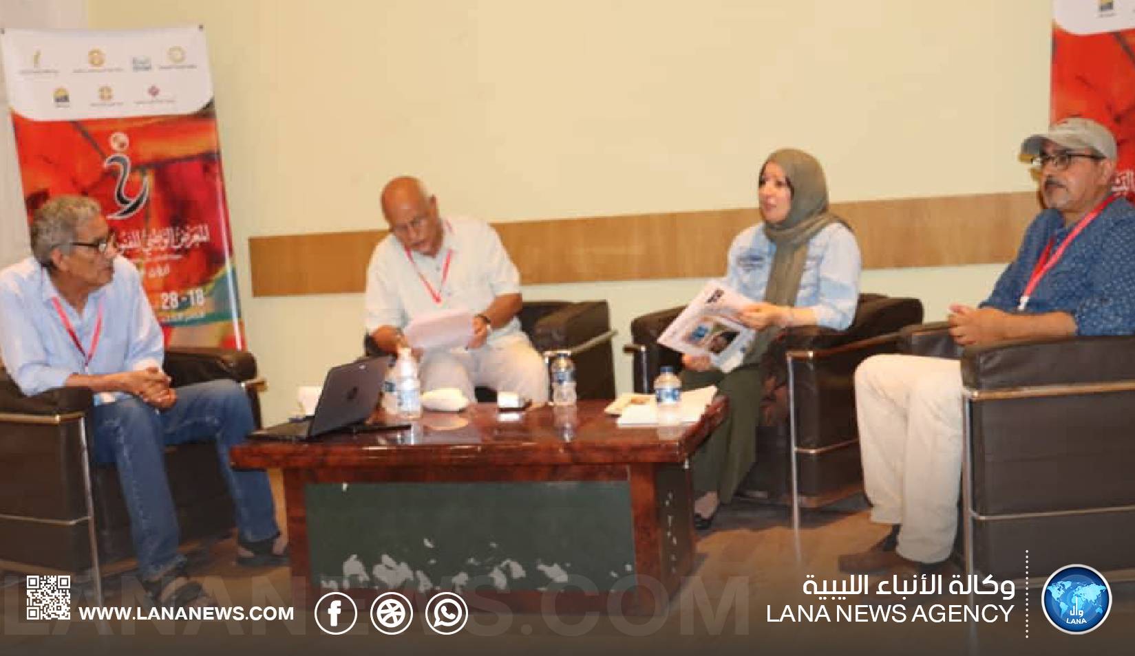 تواصل فعاليات معرض رؤى معاصرة للفنون التشكيلية بطرابلس