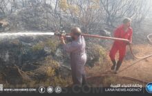 حرائق متواصلة بالجبل الأخضر ومطالب بدعم السلامة الوطنية