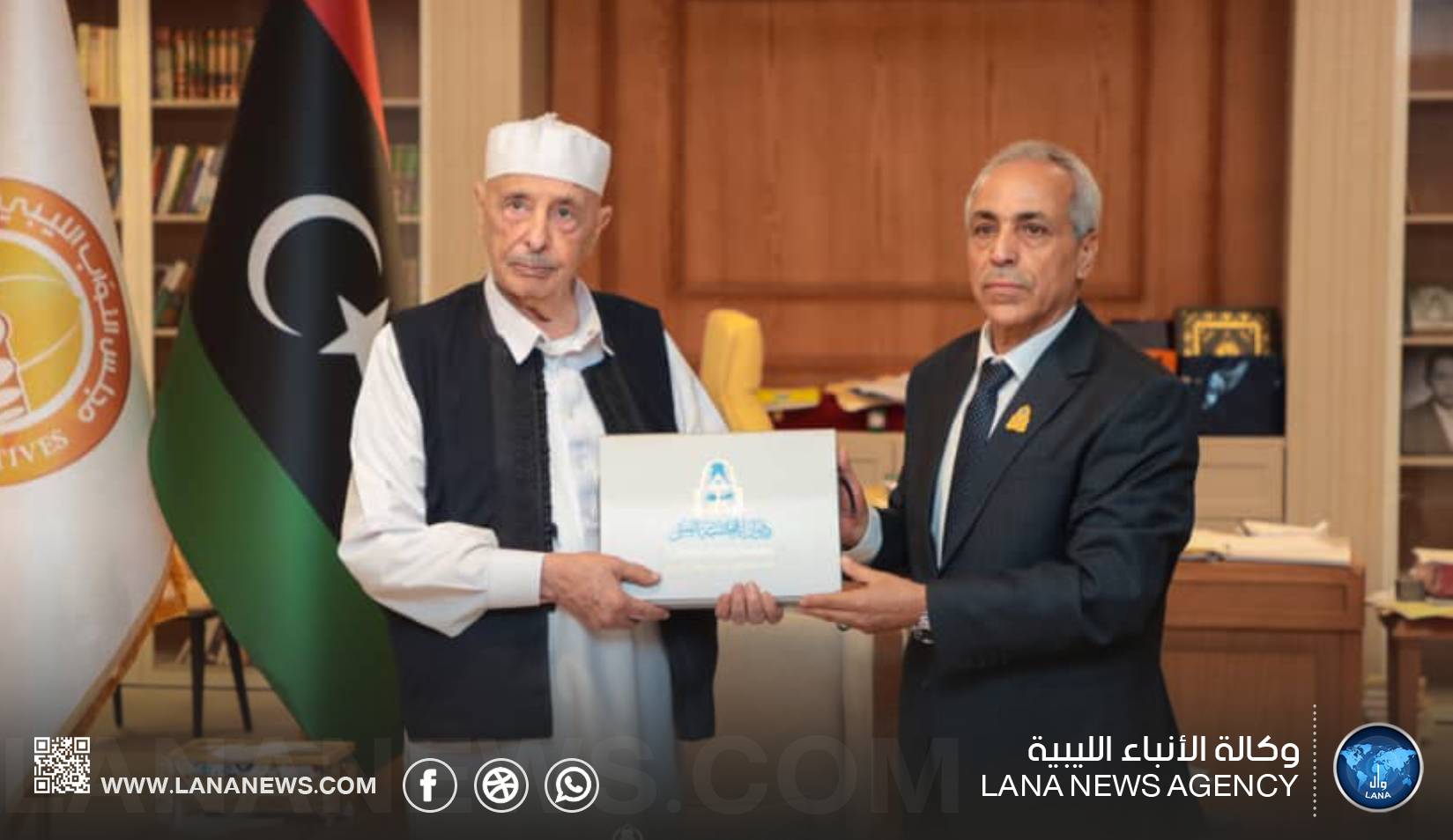 رئيس مجلس النواب يتسلم التقرير السنوي لديوان المحاسبة عن العام الماضي