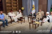  القائد العام يستقبل مشايخ قبائل الزنتان