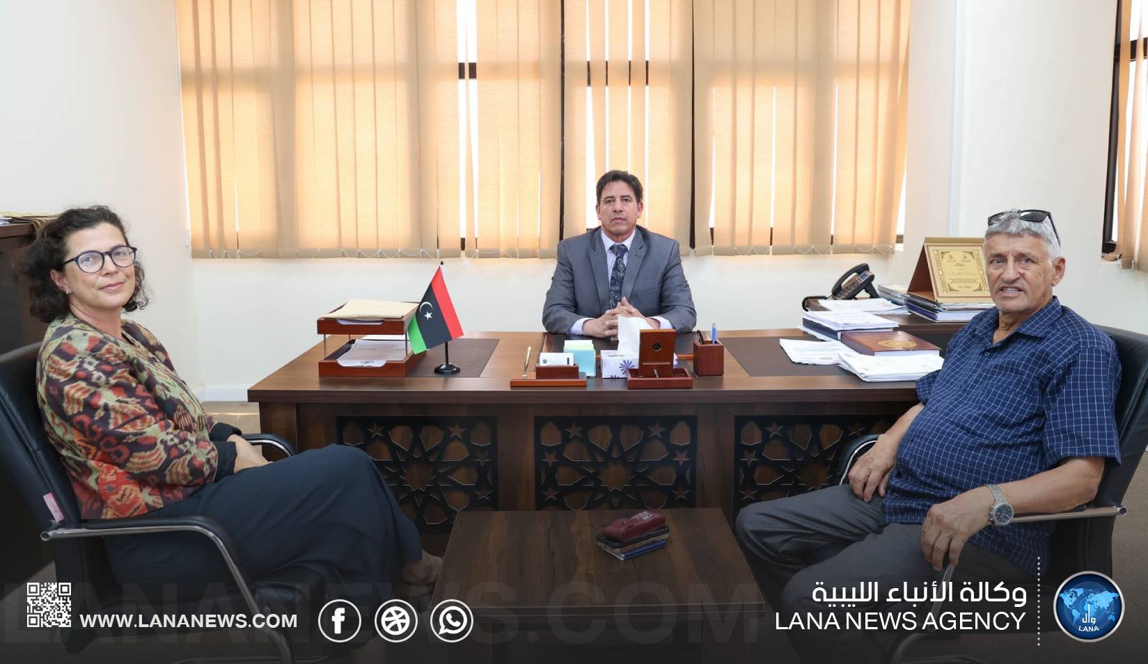 العقوري يبحث الأوضاع الإقليمية مع خبيرة أزمات دولية