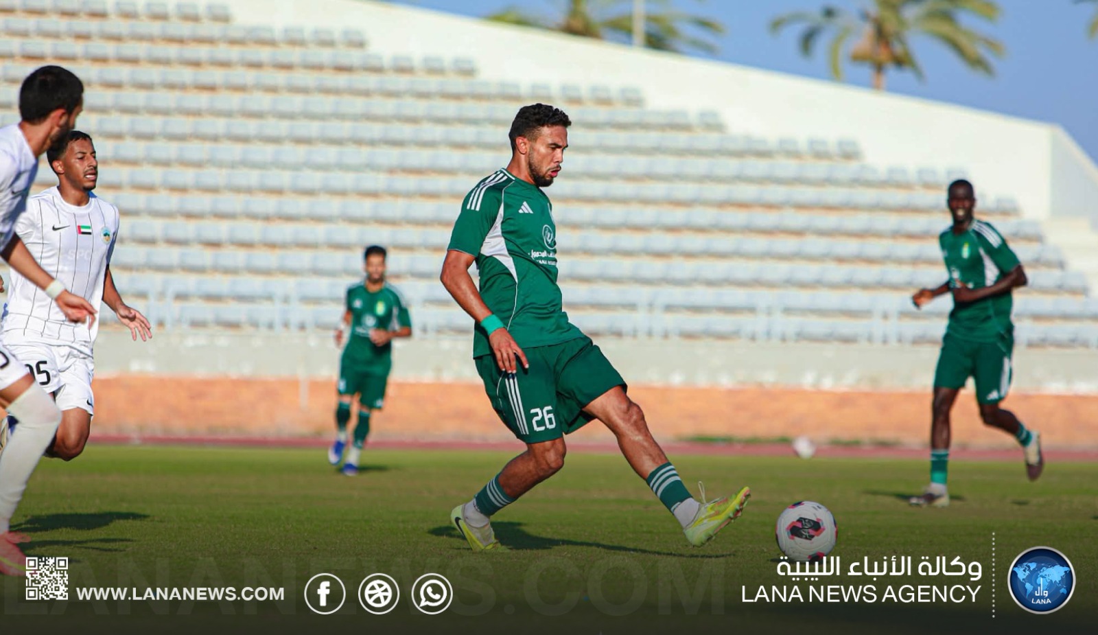 الأهلي طرابلس يواصل تحضيراته في مصر بخماسية أمام البطائح الإماراتي