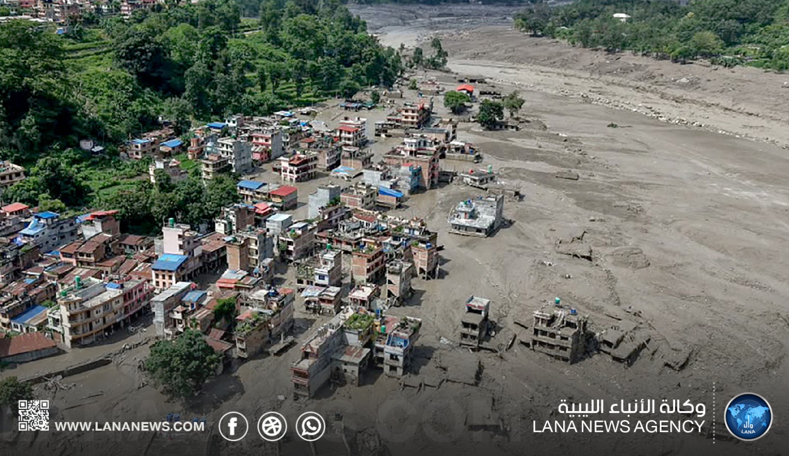 384 سائحًا ومسافرًا في عداد المفقودين بعد فيضانات مدمرة في نيبال