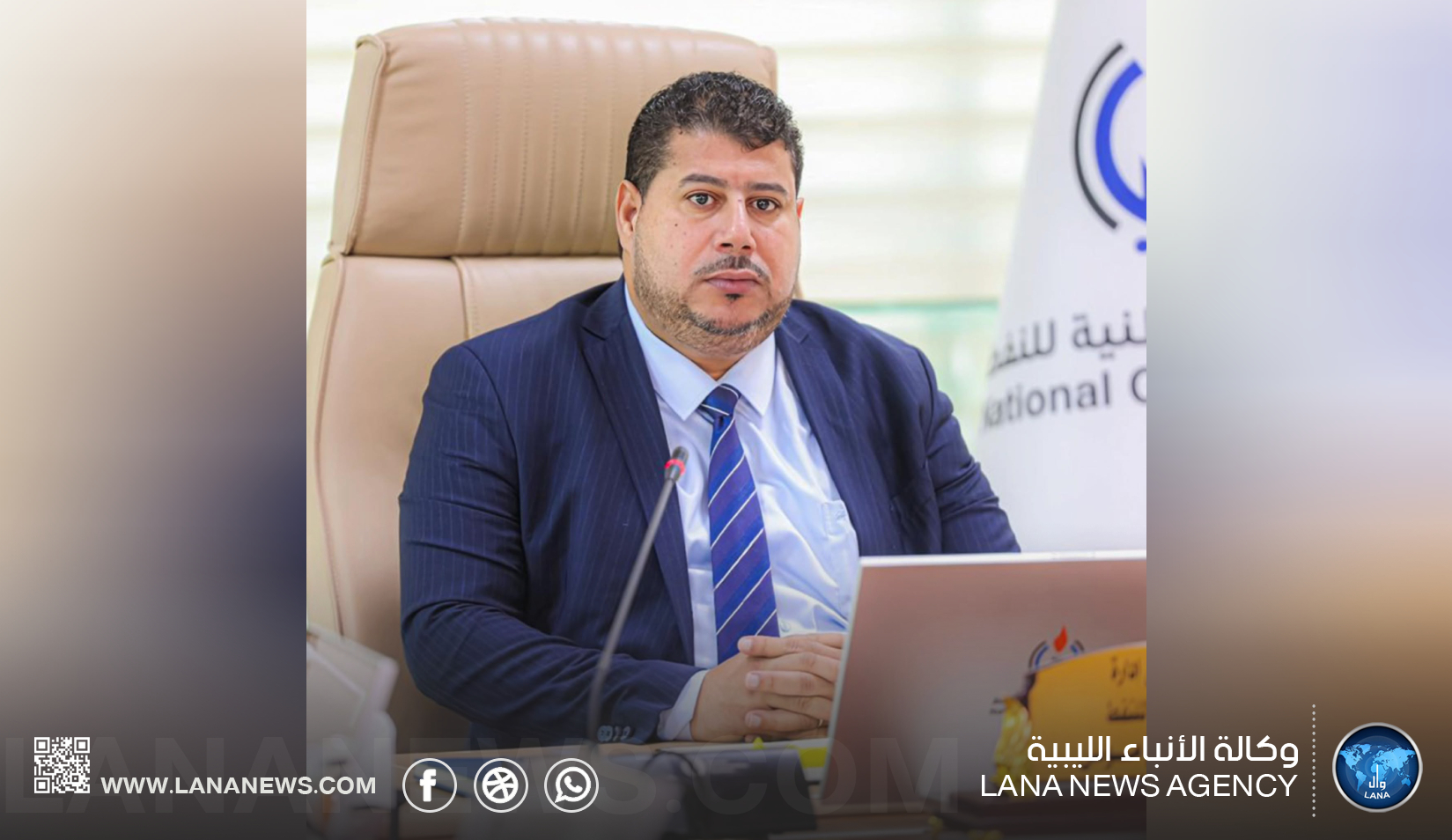 المؤسسة الوطنية للنفط: إصابة خزان بنزين في مستودع الزاوية النفطي وانهياره بالكامل
