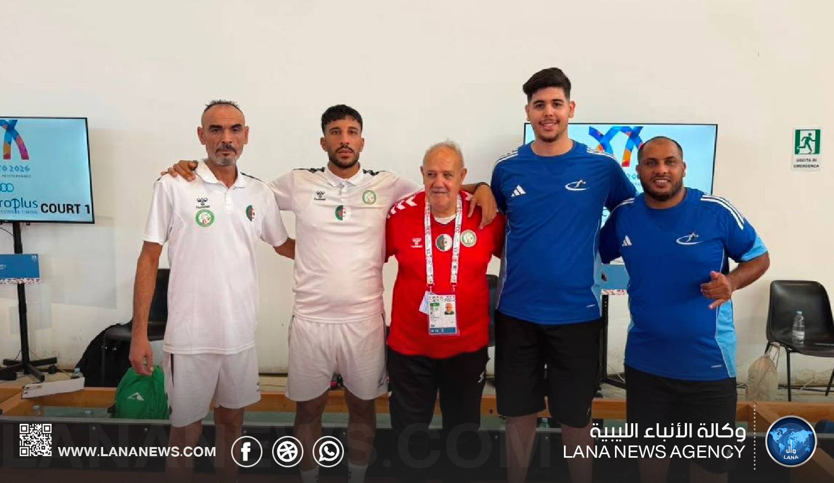 المنتخب الوطني للكرة الحديدية يفوز على الجزائر في دورة تارانتو المتوسطية